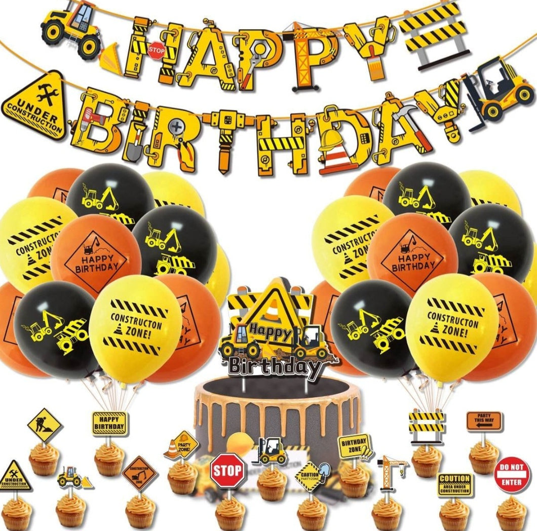 Construction Party Decoration