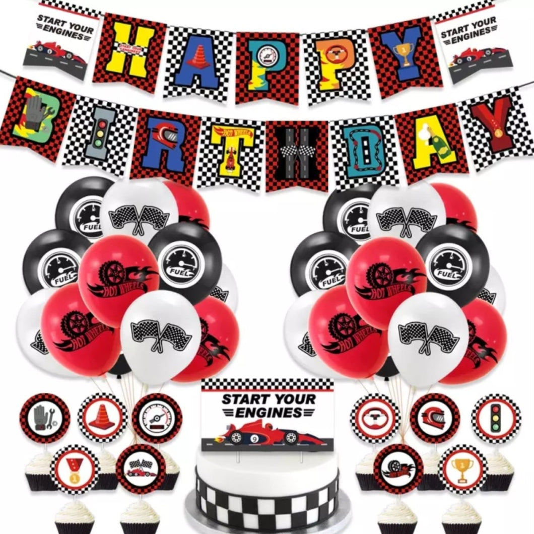 Racing Car Party Decoration