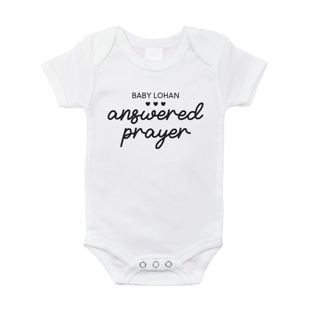 Personalised Onesie - Answered Prayer