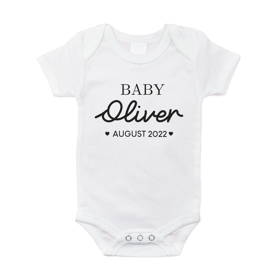 Personalised Onesie - Baby Name