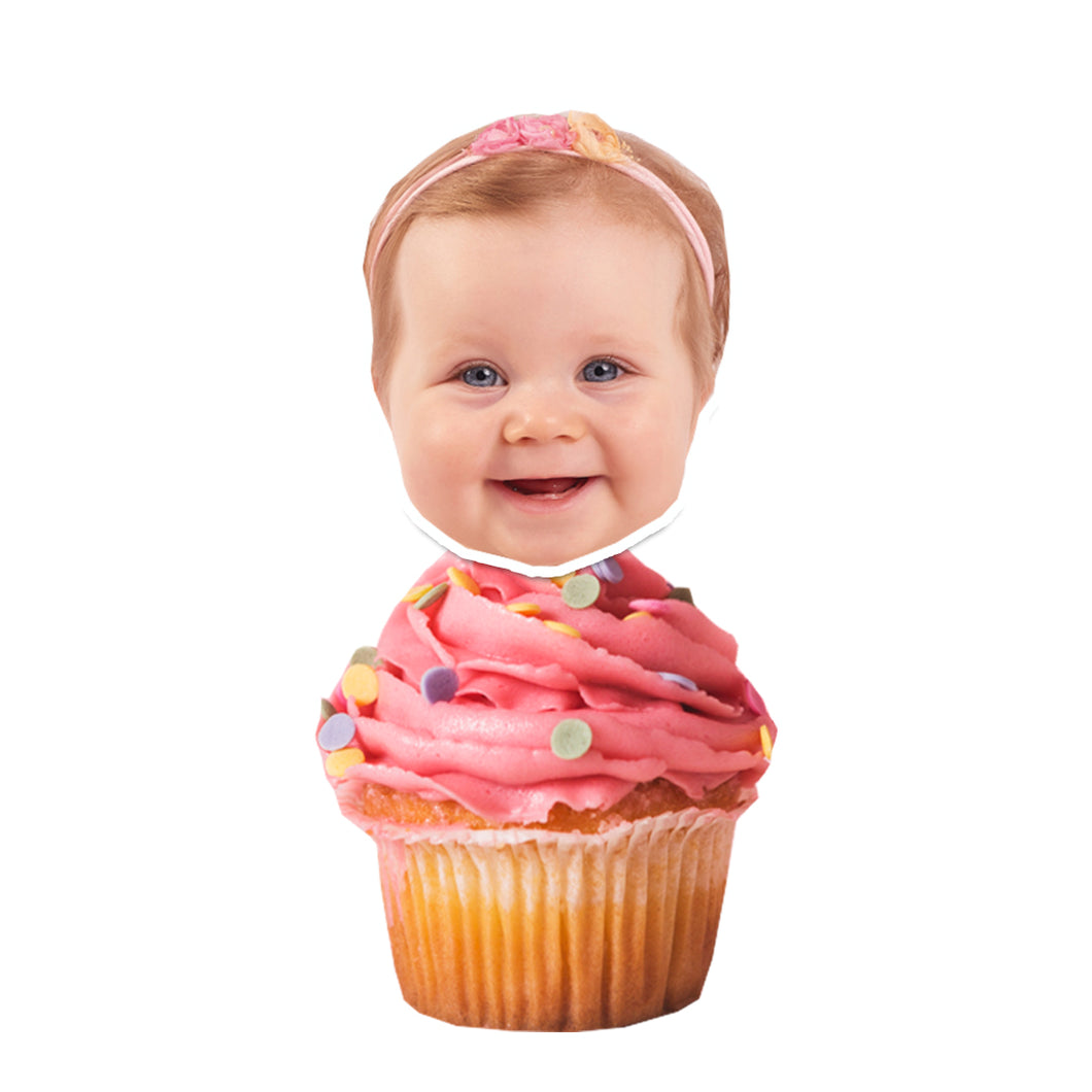 Cupcake Face Toppers - Just Face