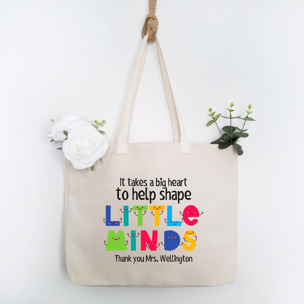 Personalised Teachers Bag - Little Minds